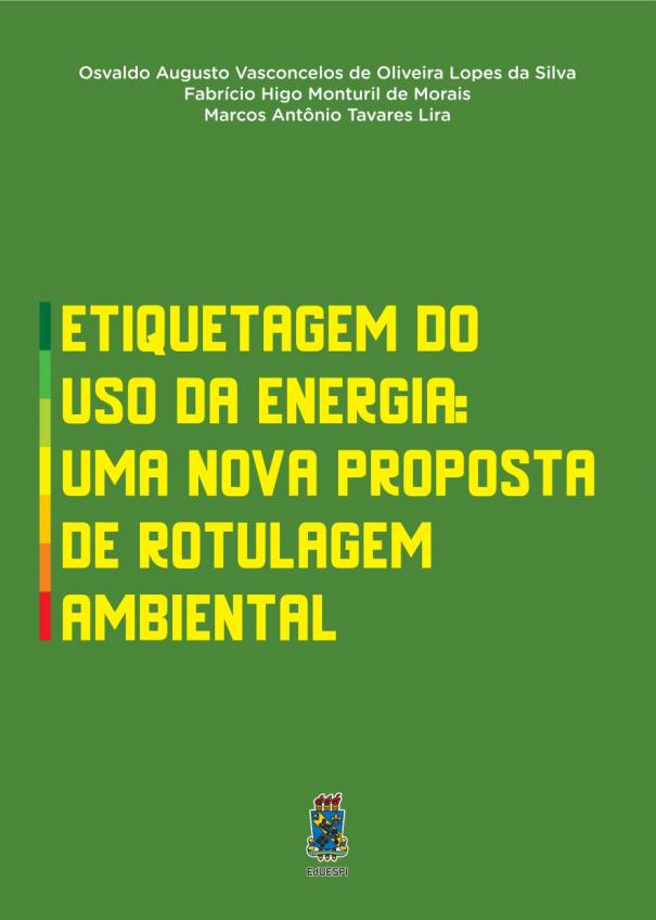 Capa para Etiquetagem do uso da energia: uma nova proposta de rotulagem ambiental 