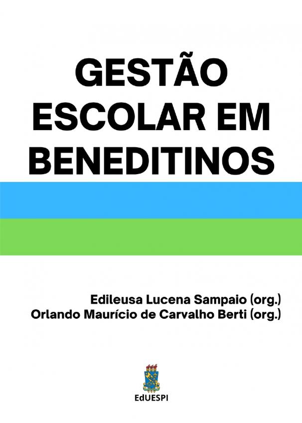 Capa para Gestão escolar em Beneditinos 