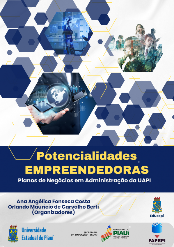 Capa para POTENCIALIDADES EMPREENDEDORAS: Planos de Negócios em Administração da UAPI 