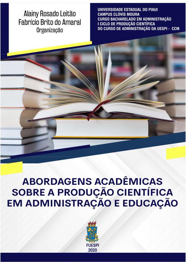 Capa para Abordagens acadêmicas sobre a produção científica em administração e educação