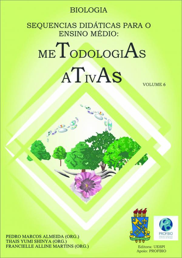 Capa para Sequências Didáticas Para o Ensino Médio: Metodologias Ativas, Vol.06