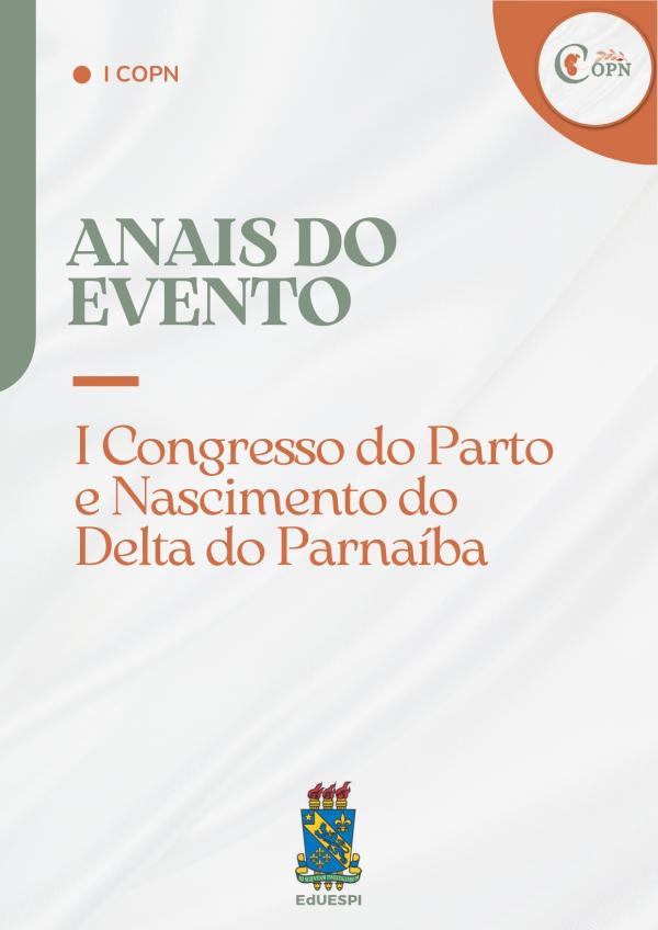 Capa para Anais do I Congresso do Parto e Nascimento do Delta do Parnaíba – I COPN 