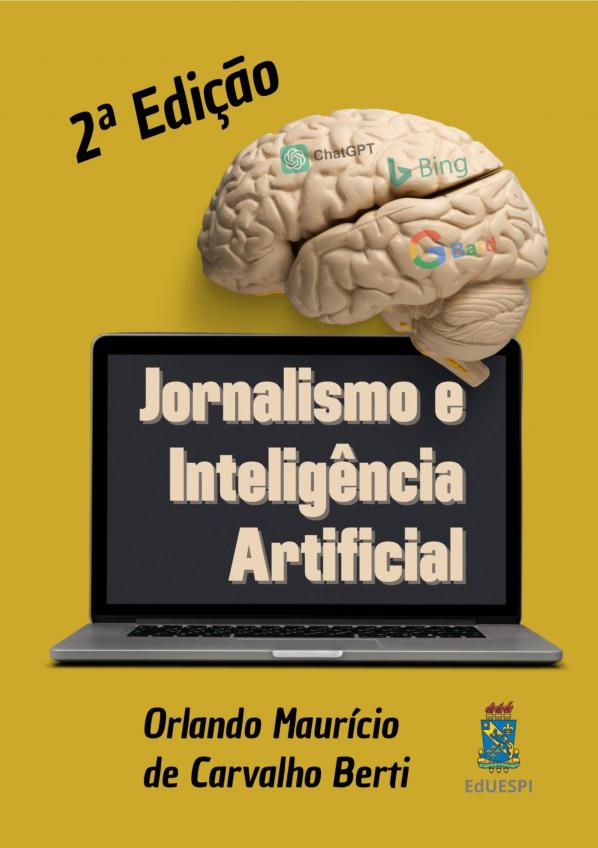 Capa para Jornalismo e Inteligência Artificial 2ª ed.