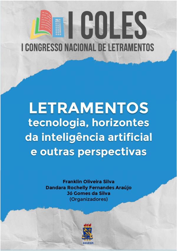 Capa para Letramentos: tecnologia, horizontes da inteligência artificial e outras perspectivas, Vol.4