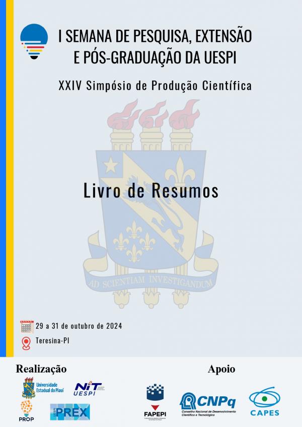 Capa para Livro de Resumos: I Semana de Pesquisa, Extensão e Pós-Graduação da UESPI
