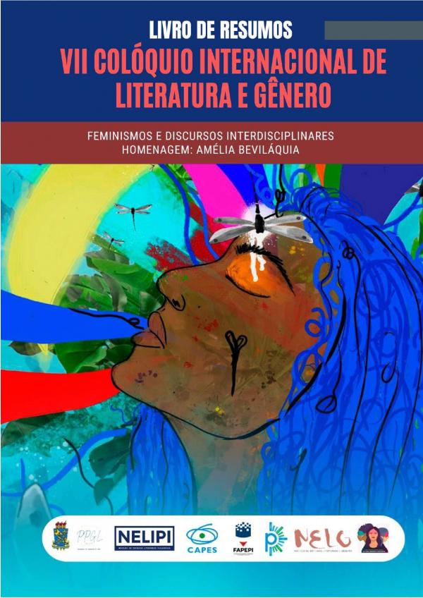 Capa para Livro de resumos VII Colóquio Internacional de Literatura e Gênero: feminismos e discursos interdisciplinares - Homenagem: Amélia Beviláqua