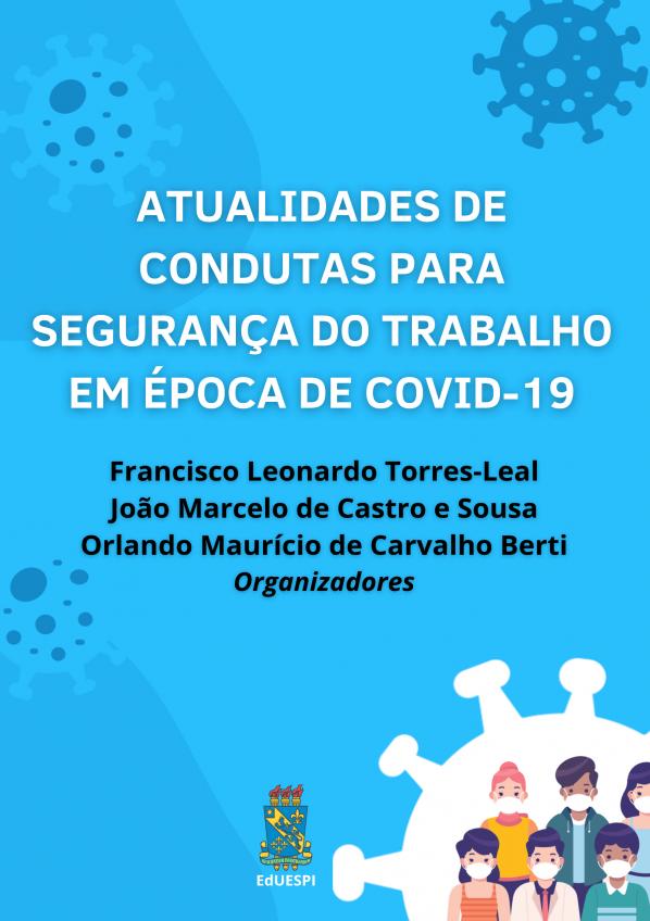 Capa para Atualidades de condutas para segurança do trabalho em época de COVID-19