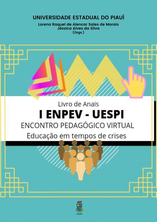 Capa para Anais I ENPEV – ENCONTRO PEDAGÓGICO VIRTUAL: Educação em tempos de crises