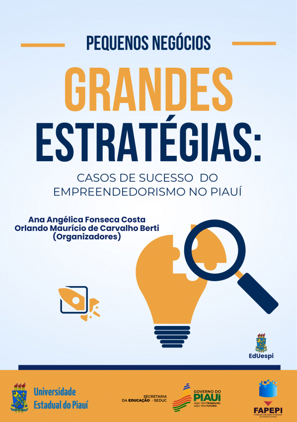 Capa para PEQUENOS NEGÓCIOS, GRANDES ESTRATÉGIAS: Casos de Sucesso do Empreendedorismo no Piauí