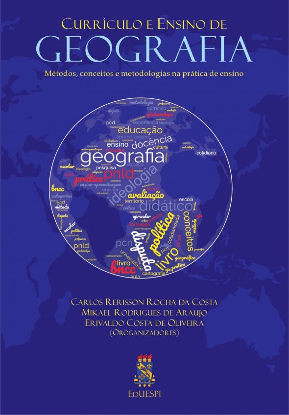Capa para Currículo e Ensino de Geografia: métodos, conceitos e metodologias na prática de ensino 