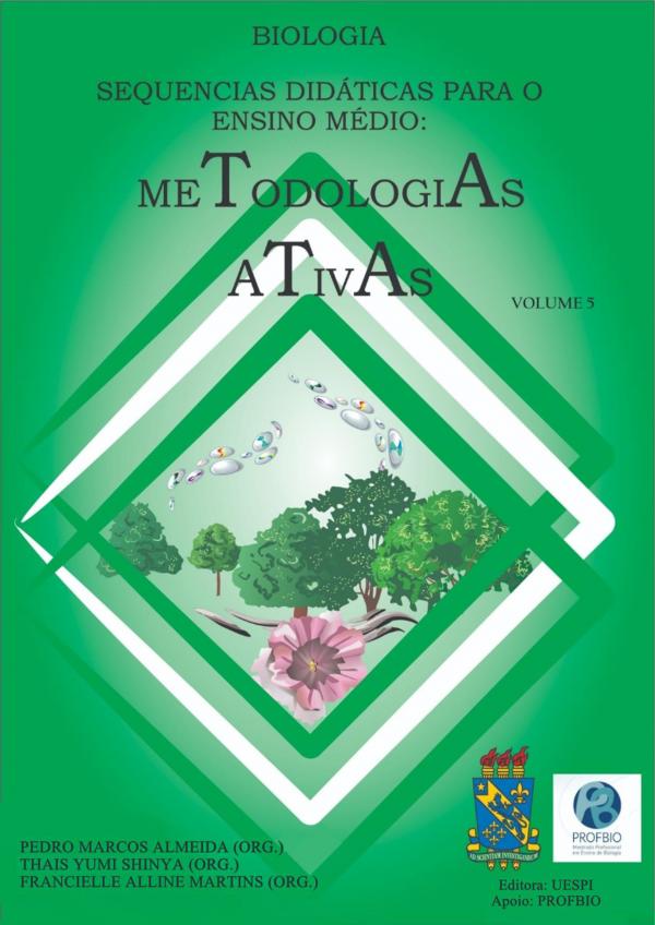 Capa para Sequências Didáticas Para o Ensino Médio: Metodologias Ativas (Volume 5) 