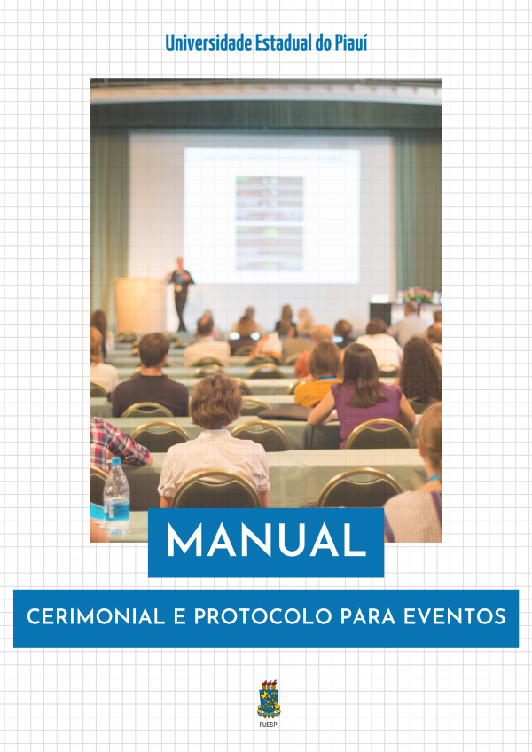 Capa para Manual: Cerimonial e protocolo para eventos da UESPI