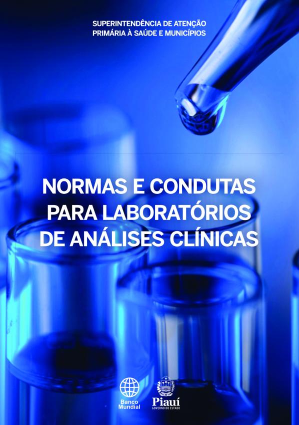 Capa para Normas e condutas para laboratórios de análises clínicas