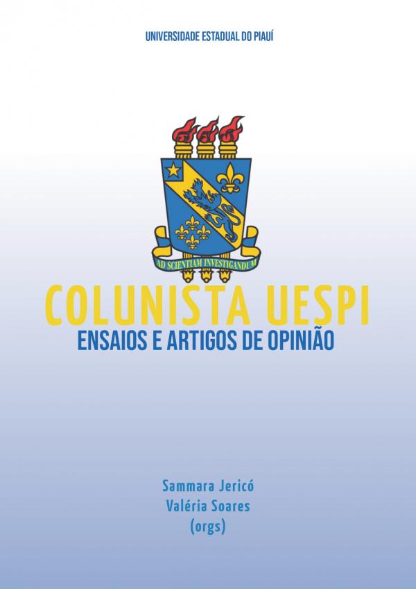 Capa para Colunista Uespi: ensaios e artigos de opinião