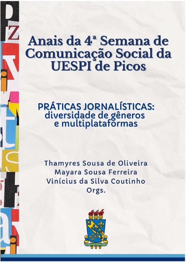 Capa para Anais da 4ª Semana de Comunicação da UESPI de Picos 